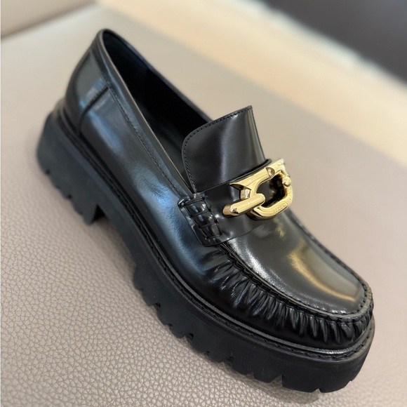 Ferragamo Black Leather Ingrid Loafers - Picture 14 of 14